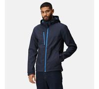 Regatta Men's Venturer 3-layer Printable Hooded Softshell Jacket in Mid Navy | Size: Medium Regatta Mid Navy M
