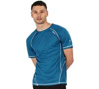 Regatta Men's Virda II Short-Sleeved Technical Sport T-Shirt, Breathable, Quick Dry