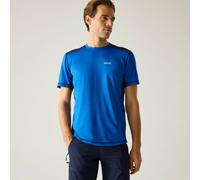 Regatta Men's Virda Short Sleeved Active Mesh T-Shirt in Blue | Size: Medium Regatta Blue M