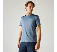 Regatta Men's Virda Short Sleeved Active Mesh T-Shirt in Mid Blue | Size: 2XL Regatta Mid Blue 2XL