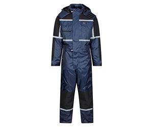Regatta Mens Waterproof Coveralls, Navy, 36R
