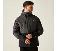 Regatta Men's Highton Stretch Padded Waterproof Hooded Jacket in Charcoal | Size: 2XL Regatta Charcoal 2XL