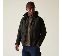 Regatta Men's Sterlings Hooded Waterproof Breathable Insulated Jacket in Jet Black | Size: XL Regatta Jet Black XL