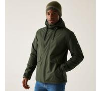 Regatta Men's Sterlings Hooded Waterproof Breathable Insulated Jacket in Dark Olive | Size: 3XL Regatta Dark Olive 3XL