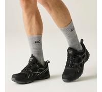 Regatta Men's Vendeavour Low Waterproof Walking Trainers in Black | Size: 9.5 Regatta Black 9.5