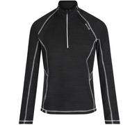 Regatta Mens Yonder Quick Dry Moisture Wicking Half Zip Fleece Jacket - Black - Size Small