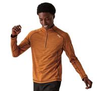 Regatta Mens YonderII 1/4 Zip Fleece Top Fox XXL