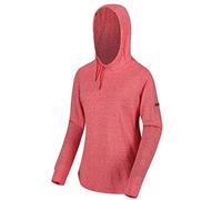 Regatta MERINDHA Striped Long Sleeve Sweatshirt with Adjustable Hood Polos/Jackets Women, Red Sky, FR: 2XL (Manufacturer's Size: 20)