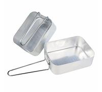 Regatta Lightweight Aluminium Mess Tin Set Silver, Size: One Size