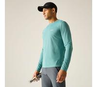 Regatta Men's Mindo Anti-Insect Long Sleeved Mesh T-Shirt in Mint | Size: Medium Regatta Mint M