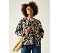 Regatta Mira Floral Oversized Puffer Jacket Beige Mix