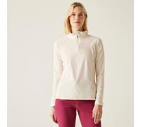 Regatta Womens Montes Lightweight Half Zip Fleece: Light Vanilla White