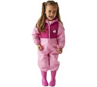 Regatta Kids Mudplay III Waterproof Puddle Suit Hooded Reflective Breathable Rainsuit Pink