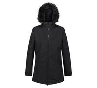 Regatta MYLA Waterproof Breathable Taped Seams Lined Insulated Jacket with Security Pocket Jacket - Black, 14