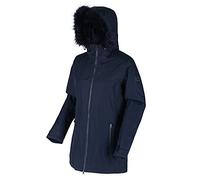 Regatta MYLA Waterproof Breathable Taped Seams Lined Insulated Jacket with Security Pocket Jacket - Navy/Navy, 12