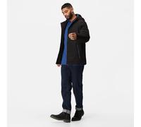 Regatta Navigate black/blue men's waterproof insulated recycled jacket #TRA253