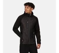 Regatta Navigate black/grey men's insulated stretch hybrid jacket #TRA549