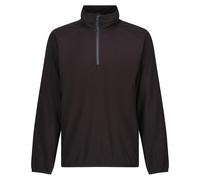 Regatta Navigate black/grey men's lightweight half-zip fleece #TRF691
