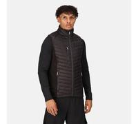 Regatta Navigate black/grey men's thermal padded hybrid bodywarmer #TR894