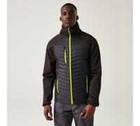Regatta Navigate Black/lime Men's Insulated Stretch Hybrid Jacket #TRA549