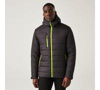 Regatta Navigate Black/lime Men's Ripstop Thermal Insulated Jacket #TRA241
