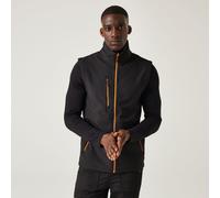 Regatta Navigate black/orange men's stretch soft-shell bodywarmer #TRA915