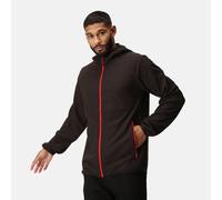 Regatta Navigate Black/red Men's Lightweight Full-zip Fleece #TRF690