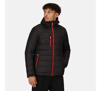 Regatta Navigate Black/red Men's Ripstop Thermal Insulated Jacket #TRA241