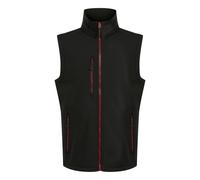 Regatta Navigate black/red men's stretch soft-shell bodywarmer #TRA915