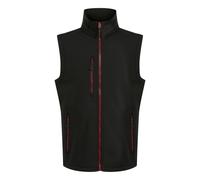 Regatta Navigate Black/red Men's Stretch Soft-shell Bodywarmer #TRA915