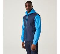 Regatta Navigate navy/french blue men's stretch soft-shell bodywarmer #TRA915