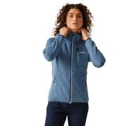Regatta Newhill Full Zip Hooded Warm Winter Fleece Jacket - Coronet Blue - 18