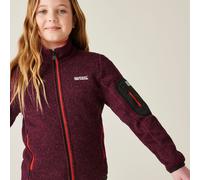 Regatta Newhill Full-Zip Lightweight Active Fleece in Red | Size: 3-4 Years Regatta Red 3-4 Years