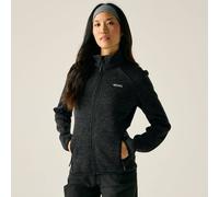 Regatta Newhill Full Zip Lightweight Walking Fleece In Jet Black Jet Black 18