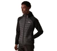 Regatta Newhill Hybrid Fleece Jacket: Black/Red: S Size: S, Colour: Bl