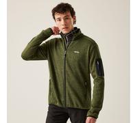 Regatta Mens Newhill Full Zip Breathable Marl Knit Warm Fleece Jacket