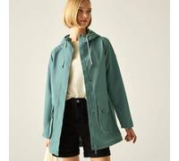 Regatta Norana Hooded Waterproof Jacket In Teal Teal 24