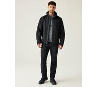 Regatta Oakhowe Hooded Waterproof Raincoat Black
