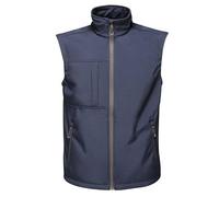 Regatta TRA848 74480 Professional Octagon II 3 Layer Waterproof Softshell Body warmer, Navy(SlGrey), XL