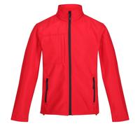 Regatta Octagon II red men's waterproof stretch softshell jacket #TRA688