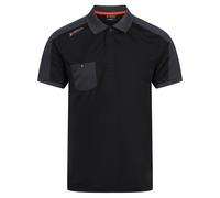 Regatta Offensive Wicking Polo - Black Size:: Medium Offensive Wicking Polo - Black