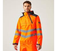 Regatta TRA316MD7BV Tactical Hi-Vis Overhead Bomber, Size Medium, Orange/Grey