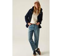 Regatta Orielle Fluffy Hooded Full Zip Insulating Fleece In Navy Navy 8