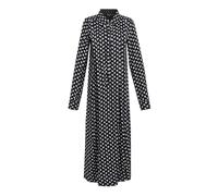 Regatta Orla Kiely Clover Winter Dress Black 14 UK Long-Sleeved Button-Down
