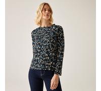 Regatta Orla Kiely Long Sleeve Winter Tee Blue, Size: 8