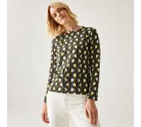 Regatta Orla Kiely Long Sleeve Winter Tee Grey, Size: 8