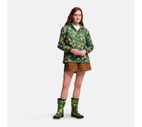 Regatta Orla Kiely Waterproof Pack-It Jacket Green Tropical, Size: 18