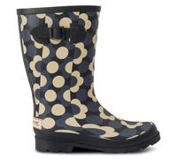 Regatta Orla Kiely Quarter Wellies Black, Size: UK 3