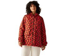 Regatta Women's Orla Mid-Length Jacket Hooded Waterproof Breathable Insulated Light Red 14