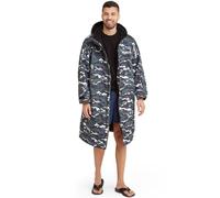 Regatta Outdoor Active Unisex Waterproof Changing Robe - Black Camo/Black - XS/S
